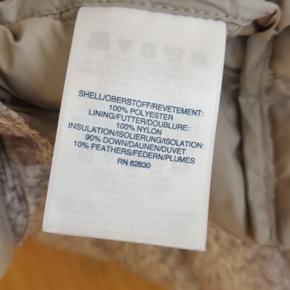 Lands End long down vest
